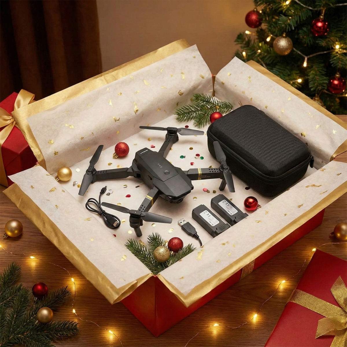 Početnički dron E58 sa ugrađenom kamerom (BESPLATNA Dostava)