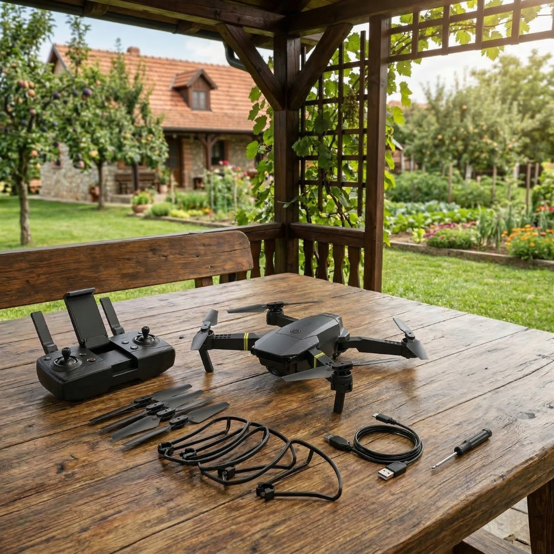 Početnički dron E58 sa ugrađenom kamerom (BESPLATNA Dostava)